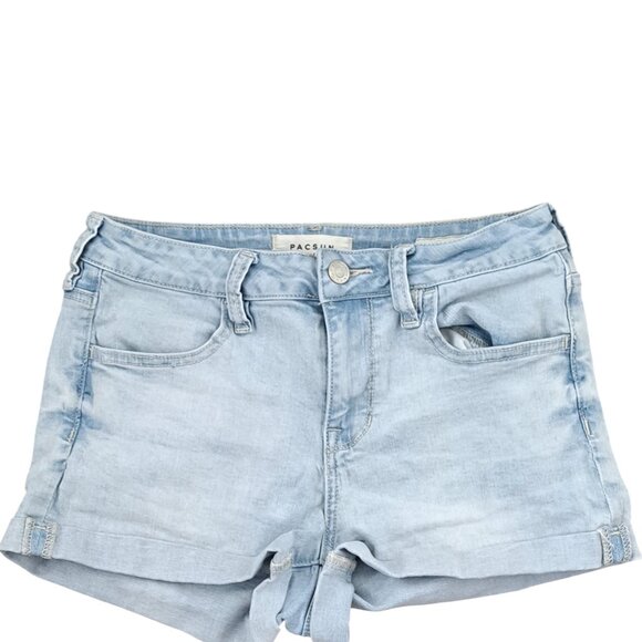 American Eagle Outfitters Super  Stretch Hi-Rise Shortie Denim Shorts Size 8 - Picture 11 of 11